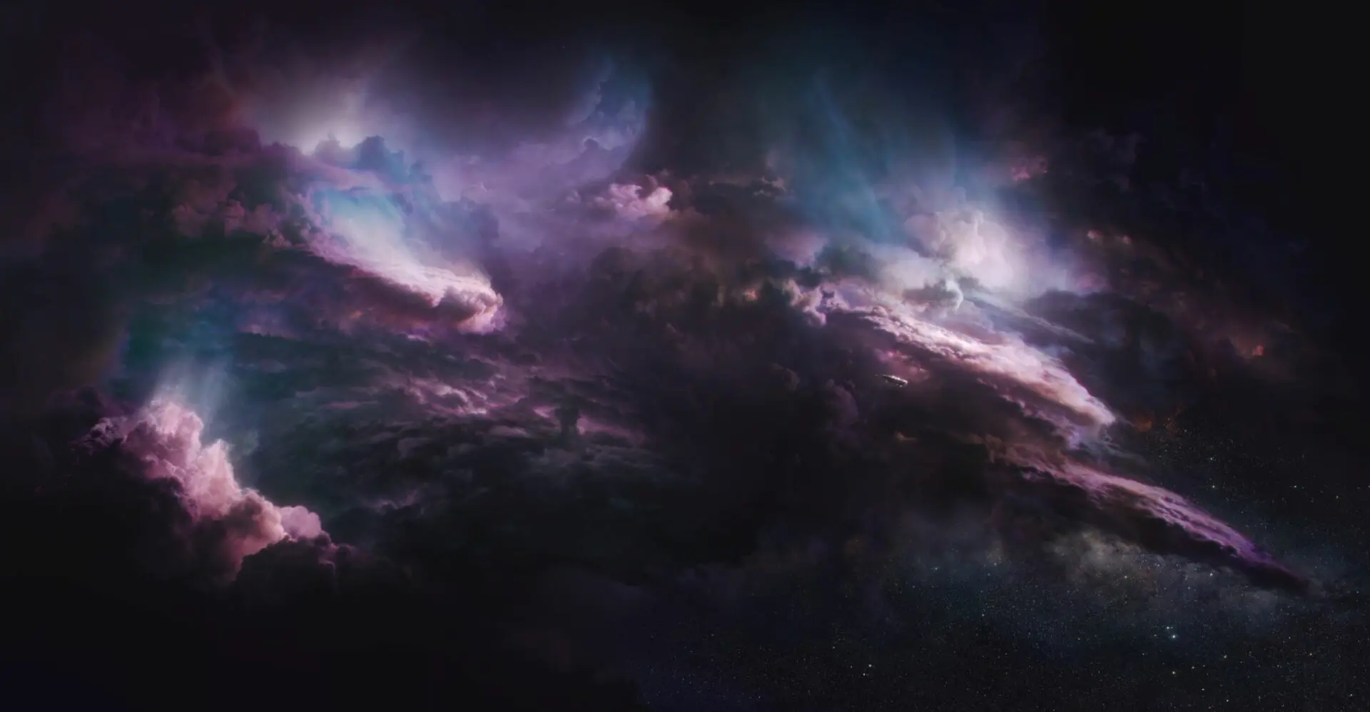 beautiful purple cloud
